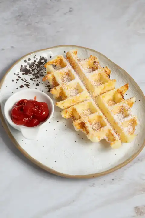 Waffle de buñuelo